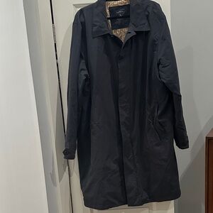 L.L. Bean Vintage Men's Navy Trench Coat